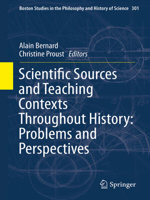 cover image of Scientific Sources and Teaching Contexts Throughout History
